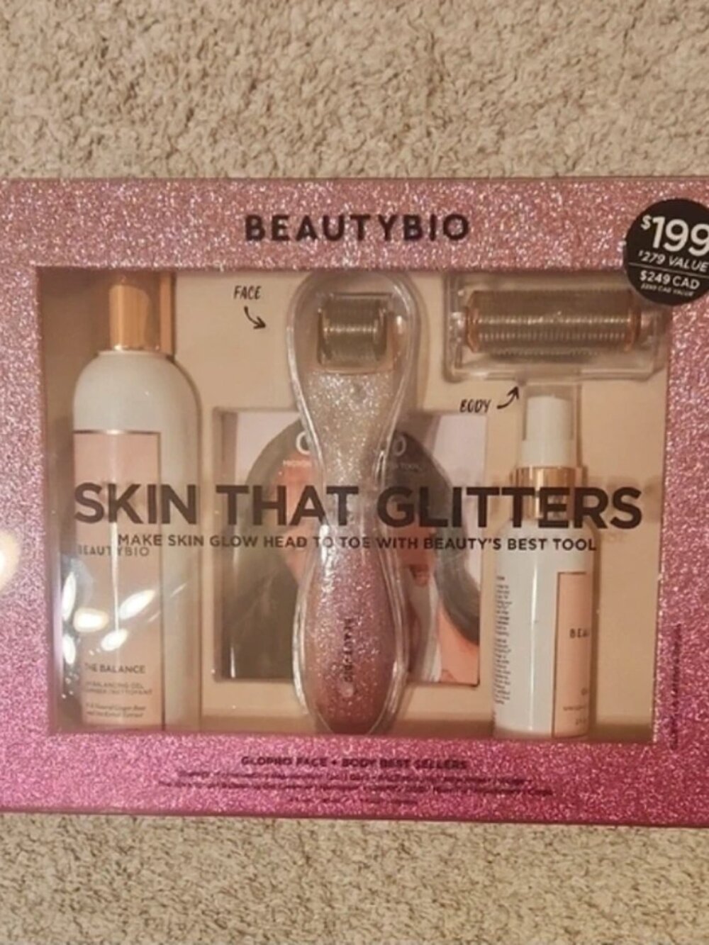 NIB BeautyBio GloPro Face + Body Tools